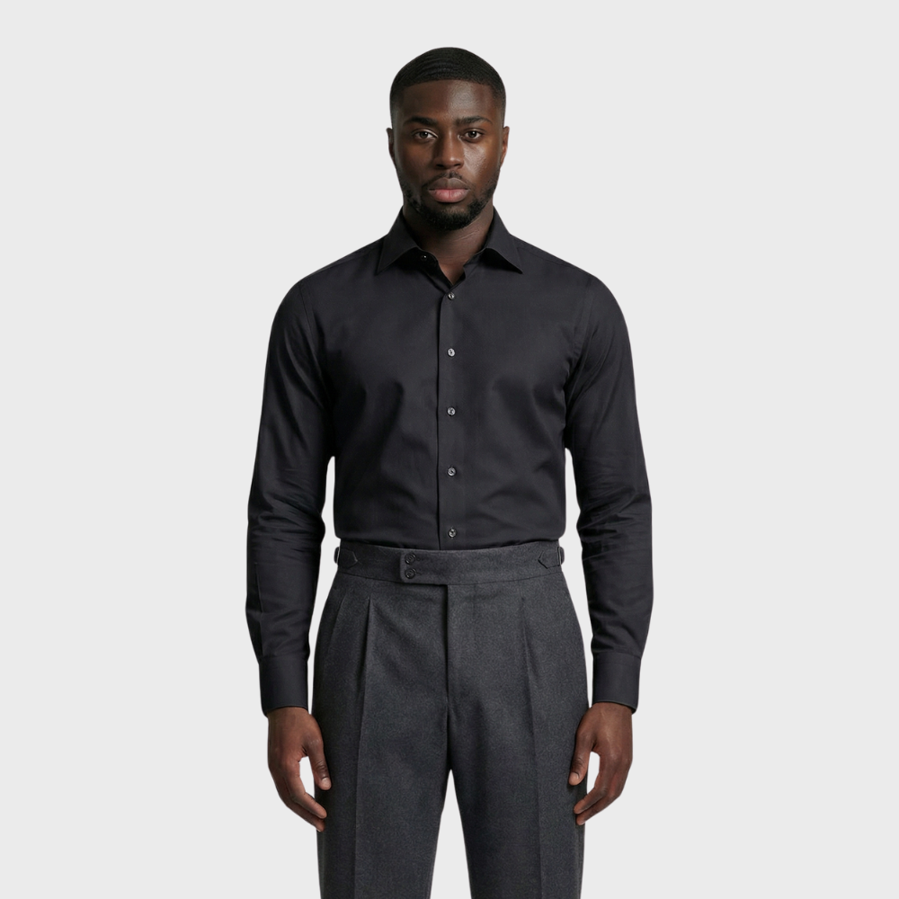 Hemd mit langem Kragen