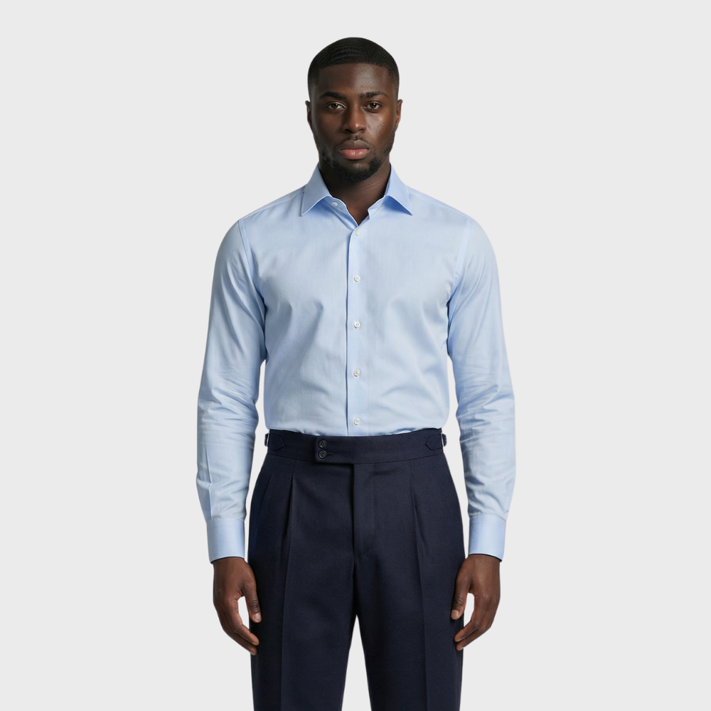 Hemd mit langem Kragen